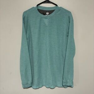 Alpine Lakes Men's Teal Long Sleeve Shirt Size XL